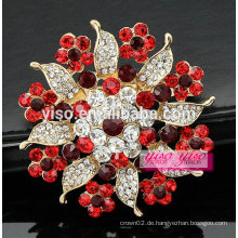 Sonnenschein Blume farbige Rhinestone Legierung Brosche